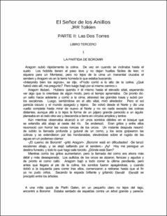 Portada Las dos torres el señor de los anillos 2