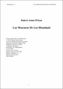 Portada Las m&aacute;scaras de los illuminati