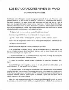 Portada Los exploradores viven en vano