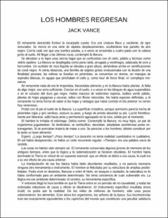 Portada Los hombres regresan