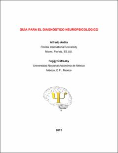 Portada Guía para el diagnóstico neuropsicológico