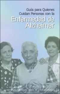 Portada Guía para quienes cuidan personas con la enfermedad de Alzheimer