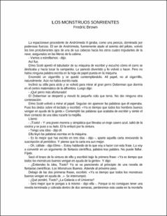 Portada Los monstruos sonrientes
