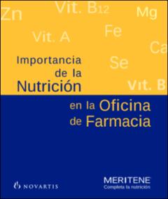 Portada Importancia de la nutrición en la oficina de farmacia