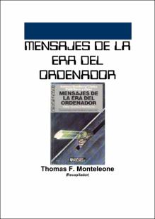 Portada Mensajes de la era del ordenador