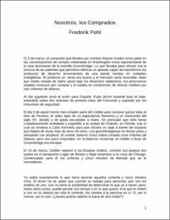 Portada Nosotros los comprados