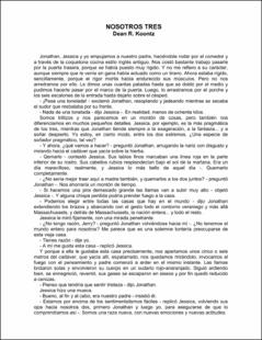 Portada Nosotros tres