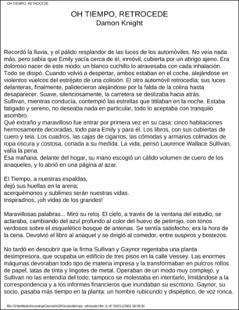 Portada Oh tiempo retrocede