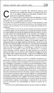 Portada Problemas abiertos en la filosofía del derecho