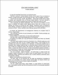 Portada Oscuro Interludio