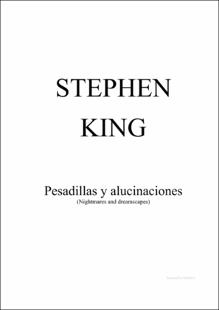 Portada Pesadillas y alucinaciones