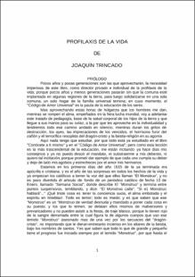 Portada Profilaxis de la vida
