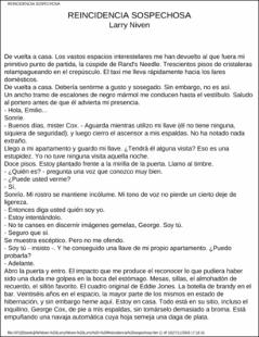 Portada Reincidencia sospechosa