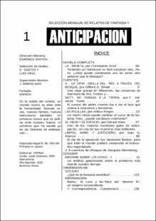 Portada Selección mensual de relatos de fantasía y anticipación