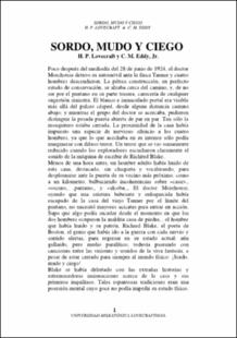 Portada Sordomudo y ciego