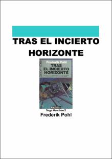 Portada Tras el incierto horizonte