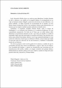 Portada Una dama que nunca miente