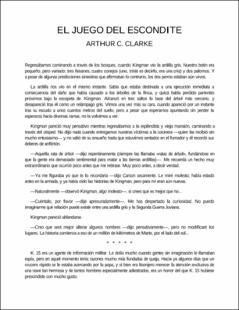 Portada El juego del escondite