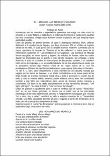 Portada El libro de las tierras virgenes