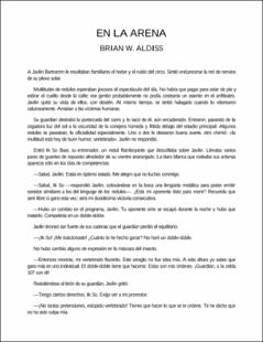 Portada En la arena
