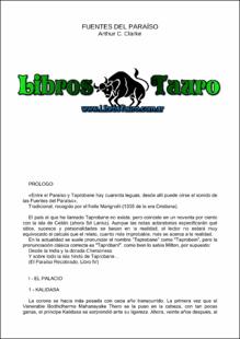 Portada Fuentes del paraíso