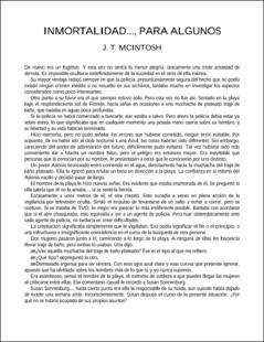Portada Inmortalidad…para algunos