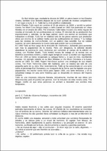 Portada La apuesta