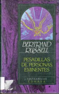 Portada Pesadillas de personas eminentes y otras historias