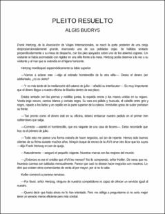 Portada Pleito resuelto