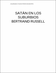 Portada Satanás en los suburbios : o aquí se fabrican horrores