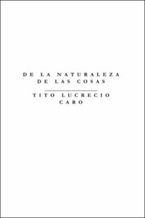Portada De la naturaleza de las cosas