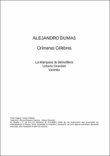 Portada Crímenes célebres
