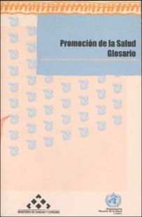 Portada Promoción de la salud glosario