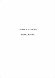 Portada Carta a su padre