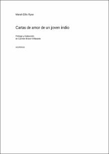 Portada Cartas de amor de un joven indio