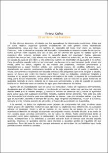 Portada El artista del hambre