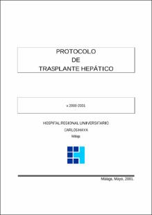 Portada Protocolo de trasplante hepático