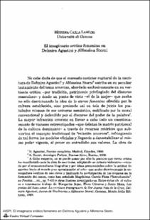 Portada El imaginario erótico femenino en Delmira Agustini y Alfonsina Storni