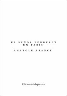 Portada El señor Bergeret en Paris