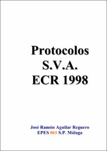 Portada Protocolos soporte vital avanzado ECR