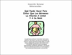 Portada Qué puede hacer para evitar que los gérmenes la afecten a usted y a su bebé