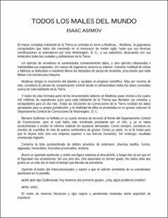 Portada Todos los males del mundo