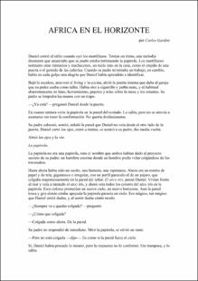 Portada África en el horizonte