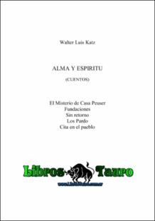 Portada Alma y espíritu : (cuentos)