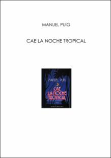 Portada Cae la noche tropical