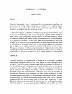 Portada Colombina y el pez azul