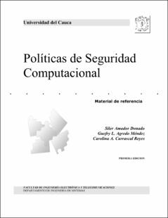 Portada Políticas de seguridad computacional