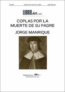 Portada Coplas por la muerte de su padre