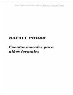 Portada Cuentos morales para niños formales