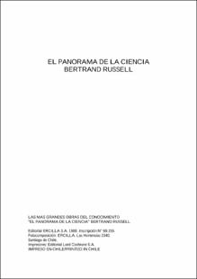 Portada El panorama de la ciencia